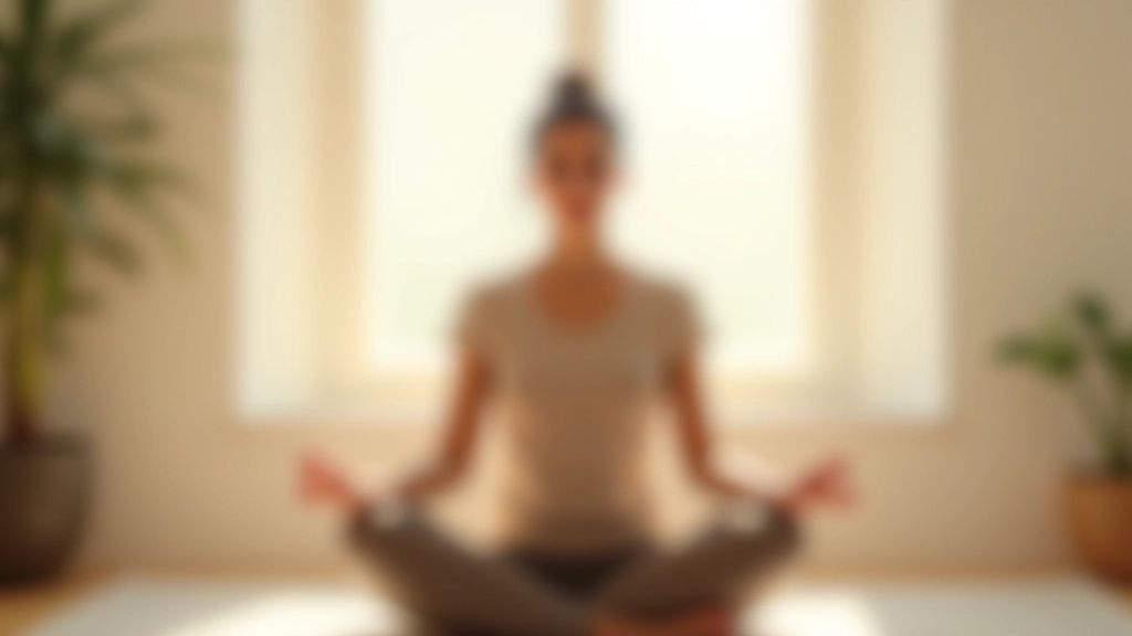 Pessoa a meditar num ambiente tranquilo, refletida num espelho, simbolizando autoconsciência e autorreflexão